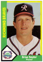 1990 CMC Richmond Braves #25 Brian Snyder