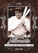 2016 Leaf Babe Ruth Collection Career Achievements #1 Babe Ruth