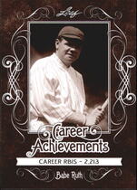 2016 Leaf Babe Ruth Collection Career Achievements #3 Babe Ruth
