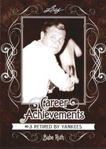 2016 Leaf Babe Ruth Collection Career Achievements #9 Babe Ruth