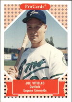 1991 ProCards Tomorrows Heroes #80 Joe Vitiello