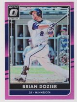 2016 Donruss Optic Pink #17 Brian Dozier