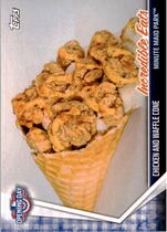 2017 Topps Opening Day Incredible Eats #IE-6 Chicken And Waffle Cone