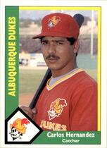 1990 CMC Albuquerque Dukes #16 Carlos Hernandez