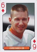1994 U.S. Playing Cards Orioles #6D Chris Sabo