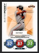 2010 Topps Update Attax Code Cards #69 Buster Posey