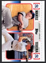 2010 Topps Legendary Lineage Series 2 #LL59 Mark Teixeira|Mickey Mantle