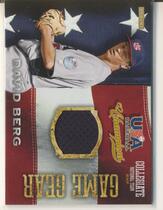 2013 Panini USA Baseball Champions Game Gear Jerseys #25 David Berg