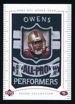2003 Upper Deck Patch Collection #158 Terrell Owens