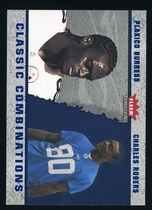 2003 Fleer Tradition Classic Combinations Blue #2 Plaxico Burress|Charles Rogers
