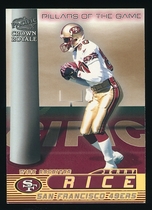 1998 Pacific Crown Royale Pillars of the Game #21 Jerry Rice