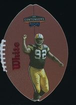 1998 Playoff Contenders Leather Red #34 Reggie White