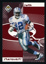1998 Upper Deck Choice Starquest/Rookquest Red 3 Stars #9 Emmitt Smith|Fred Taylor