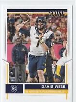 2017 Score Base Set #431 Davis Webb