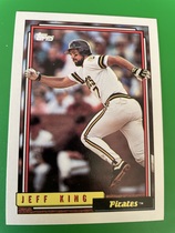 1992 Topps Base Set #693 Jeff King