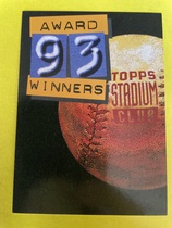 1994 Stadium Club Infocards 7 Card Set #5 Infocard