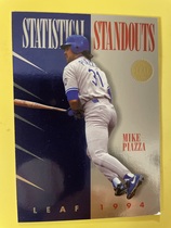 1994 Leaf Statistical Standouts #4 Mike Piazza