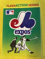 1990 Fleer Action Series Team Stickers #NNO Expos