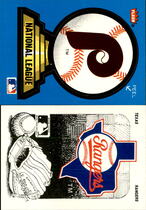 1987 Fleer Team Logo Stickers #17 Phillies