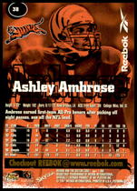 1997 SkyBox Premium Reebok Gold #38 Ashley Ambrose