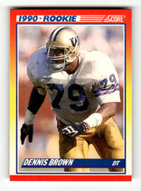 1990 Score Base Set #640 Dennis Brown