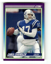 1990 Score Base Set #490 Chris Chandler
