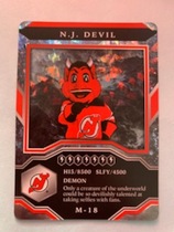 2021 Upper Deck MVP Mascot Gaming Cards Sparkle #M-18 N.J. Devil