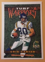 1996 Topps Turf Warriors #12 Cris Carter