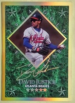 1994 Leaf Gold Stars #3 David Justice