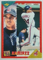 1994 Score Rookie & Traded #72 Manny Ramirez