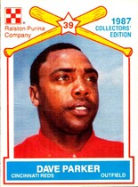 1987 Ralston Purina Sheet Cut #7 Dave Parker