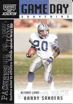 2000 Playoff Momentum Game Day Souvenirs #GDS30 Barry Sanders