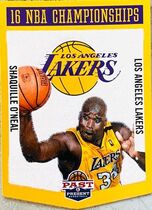 2012 Panini Past and Present Championship Banners #11 Shaquille O'Neal
