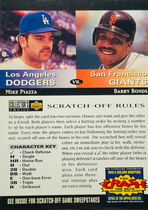 1994 Upper Deck Collectors Choice Team vs Team #11 Mike Piazza|Barry Bonds
