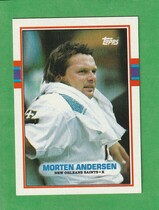 1989 Topps Base Set #153 Morten Andersen