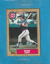 1987 Topps Wax Box Cards #C Ron Cey