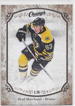 2015 Upper Deck Champs Gold Front #8 Brad Marchand