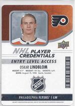 2018 Upper Deck MVP NHL Player Credentials Entry Level #NHL-OL Oskar Lindblom