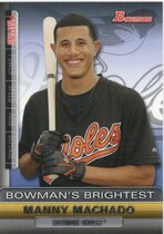2011 Bowman Bowmans Brightest #BBR19 Manny Machado