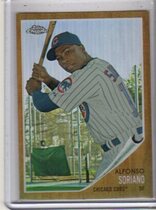 2011 Topps Heritage Chrome Refractors #C161 Alfonso Soriano