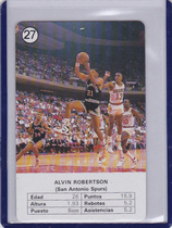 1988 Fournier NBA Estrellas #27 Alvin Robertson