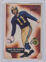 1955 Bowman Base Set #32 Norm Van Brocklin