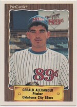 1990 ProCards Oklahoma City 89ers #422 Gerald Alexander