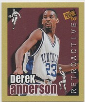 1997 Press Pass Double Threat Retroactive #RA13 Derek Anderson
