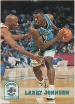 1993 NBA Hoops Prototypes #NNO Larry Johnson