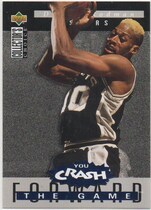 1994 Upper Deck Collectors Choice Crash the Game Rebounds #R13 Dennis Rodman
