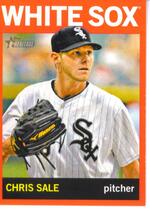 2013 Topps Heritage Red Target Exclusive #455 Chris Sale