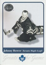 2001 Fleer Greats of the Game #14 Johnny Bower