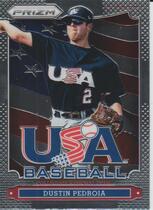 2013 Panini Prizm USA Baseball #1 Dustin Pedroia