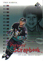 2000 SP Authentic Parents Scrapbook #PS1 Paul Kariya